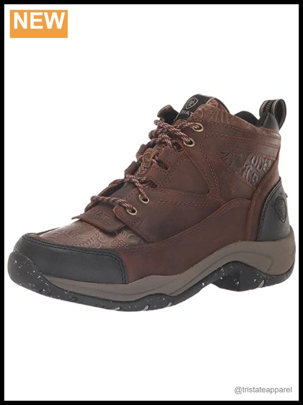 ARIAT Women's Terrain Eco Hiking Boots, Waterproof Leather, Lace-Up Ankle